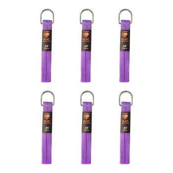 6PK SofSole Athletic Oval Sport Shoe 45" Laces - Purple