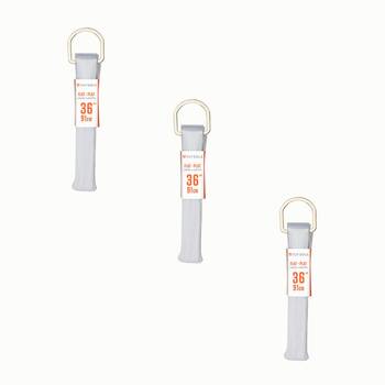 3PK SofSole Athletic Flat Sport Shoe 36" Laces - White