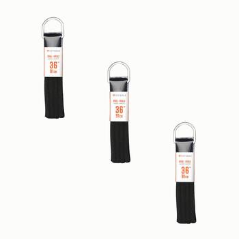 3PK SofSole Athletic Oval Sport Shoe 36" Laces - Black