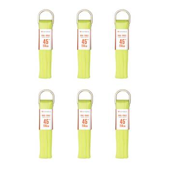 6PK SofSole Athletic Oval Sport Shoe 45" Laces - Neon yellow