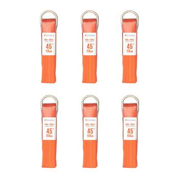 6PK SofSole Athletic Oval Sport Shoe 45" Laces - Orange