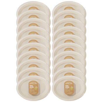 20x 10PK Lemon & Lime Sugarcane Oval Pate - Natural