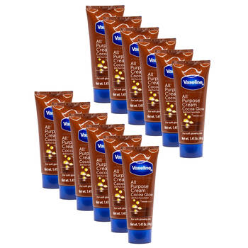 12PK Vaseline All Purpose Cream Cocoa Glow w/ Pure Butter 40g Skin Moisturiser