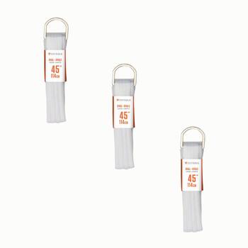 3PK SofSole Athletic Oval Sport Shoe 45" Laces - Grey