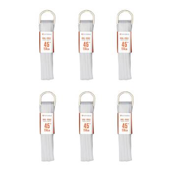 6PK SofSole Athletic Oval Sport Shoe 45" Laces - Grey