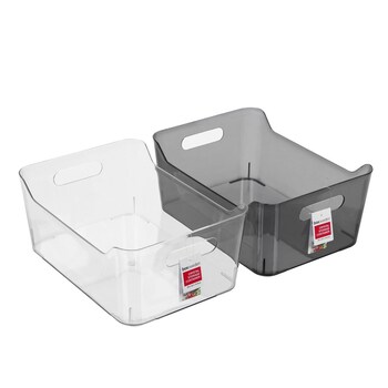 2PK Boxsweden 34x24cm Crystal Storage Container - Assorted