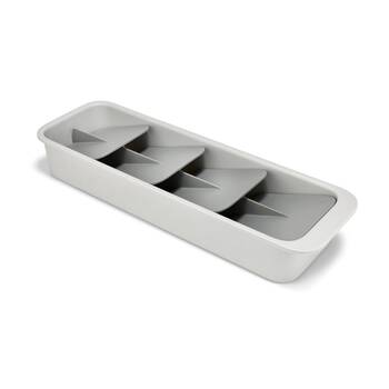 Joseph Joseph DrawerStore Tiered Cutlery Kitchen Storage Organiser Light Stone