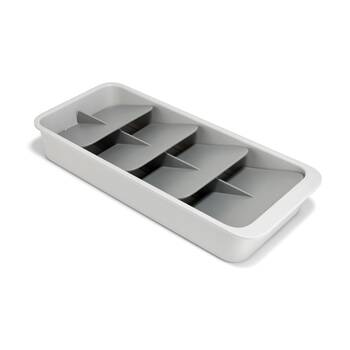 Joseph Joseph DrawerStore Tiered Cutlery Kitchen Storage Organiser Large Stone