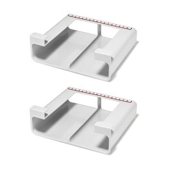 2PK Joseph Joseph CupboardStore Under Shelf Foil Kitchen Storage Organizer Stone