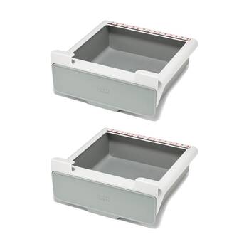 2PK Joseph Joseph CupboardStore Under-Shelf Drawer Kitchen Storage Organiser