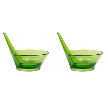 2x Chef'n Zipstrip 60ml Herb Stripper Stem Remover Kitchen Utensil - Green