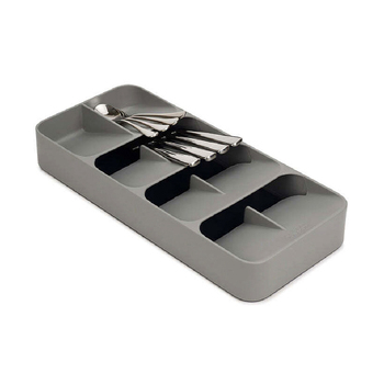 Joseph & Joseph DrawerStore Large Compact Cutlery Organiser - Grey