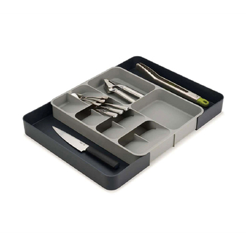 Joseph & Joseph DrawerStore Expanding Cutlery & Utensil Organiser Grey