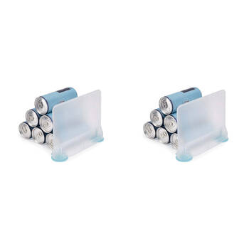 2PK Joseph & Joseph FridgeStore 20.5cm Shelf Divider - Clear