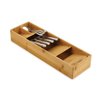 Joseph & Joseph DrawerStore Non-slip Feet Bamboo Kitchen Cutlery Organiser