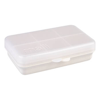 Melii Luxe Snackle Box Food Storage Container w/ 6 Compartments Mini Ivory