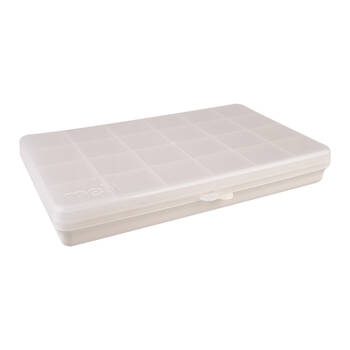Melii Luxe Snackle Box Food Container w/ 24 Compartments XL Ivory 3y+