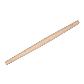 Euroline French 53cm Wood Tapered Rolling Pin - Beige