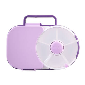 GoBe 2-in-1 Lunchbox Food Storage Container 27.95x21.6x5.7cm Purple 2y+