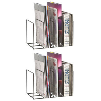 2PK Marbig Wire Instyle Book/Magazine Rack