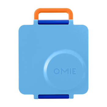 Omie Omiebox Hot&Cold Stainless Steel Bento Box 21.59x19.05x7.62cm Bluesky