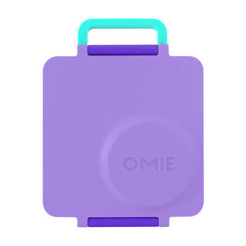 Omie Omiebox Hot&Cold Stainless Steel Bento Box 21.59x19.05x7.62cm Purple Plum