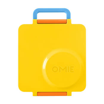 Omie Omiebox Hot&Cold Stainless Steel Bento Box 21.59x19.05x7.62cm Sunshine