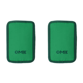 2PK Omie Omiechill Freezable Food Pouch Ice Pack 15cmx9.9cmx2.5cm Green