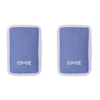 2PK Omie Omiechill Freezable Food Pouch Ice Pack 15cmx9.9cmx2.5cm Purple