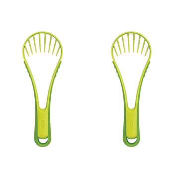 2PK Chef'n Flexicado Nylon Avocado Slicer Utensil - Green/Yellow