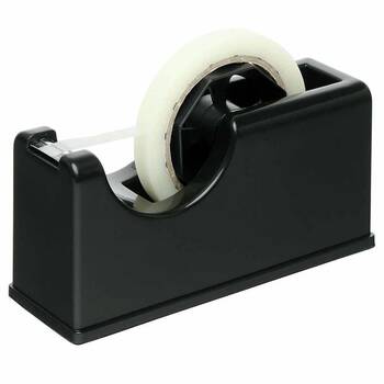 Marbig 66m Rolls Large Heavy Duty Tape Dispenser - Black