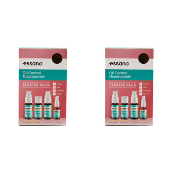 2x 4pc Essano Oil Control Niacinamide Self Care Starter Pack