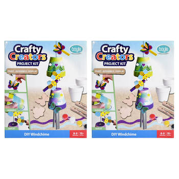 2PK Boyle Crafty Creators DIY Windchime Project Kit Kids Craft 10y+