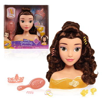 10pc Disney Princess Belle Styling Head 3+