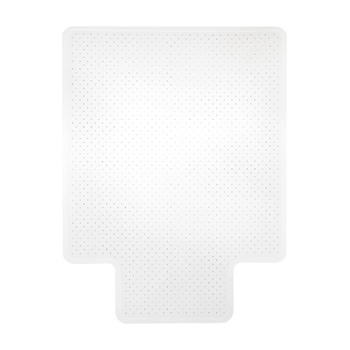 Marbig Chairmat Carp Economy 115x134cm Mat Keyhole - Clear