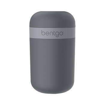Bentgo Dual-Sealing Lightweight Snack Cup Food Container 590ml Dark Grey