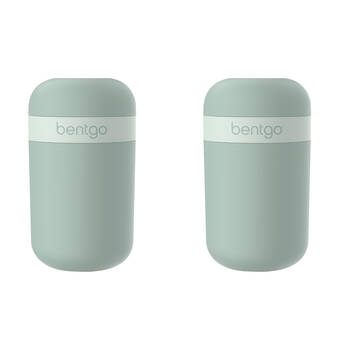 2PK Bentgo Dual-Sealing Lightweight Snack Cup Food Container 590ml Mint Green
