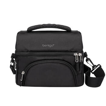 Bentgo Deluxe Lunch Bag w/ Shoulder Strap 25.4cmx17.78cmx17.78cm Carbon Black