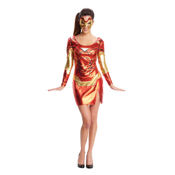 Marvel Iron Rescue Sexy Womens Dress Up Costume - Size L