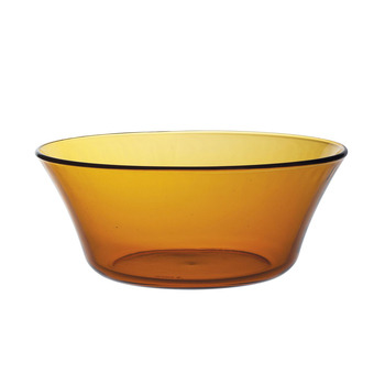 Duralex Lys 23cm/2.2L Glass Salad Bowl Round - Amber