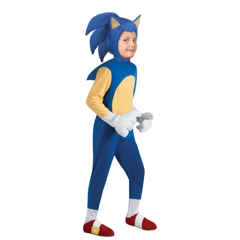 Sonic The Hedgehog Sonic the Hedgehog Deluxe Costume Party Dress-Up - Size S