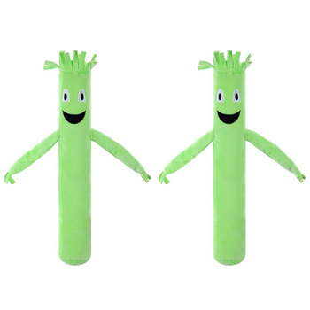 2PK Paws & Claws Wavy Arm Man Plush Green 54X23X7cm