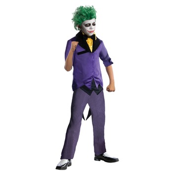 Dc Comics The Joker Deluxe Dress Up Costume - Size M 5-7y