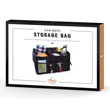 Is Gift 55cm Car Boot Storage Bag Black