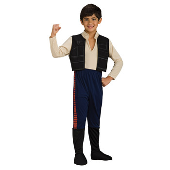 Star Wars Han Solo Deluxe Boys Dress Up Costume |Size L