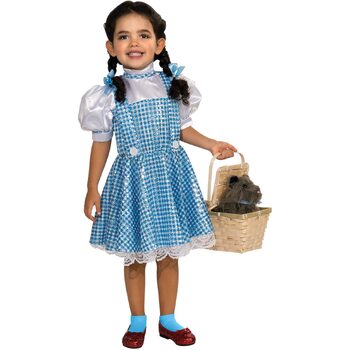 Rubies Dorothy Sequin Dress Girls Dress Up Costume - Size S