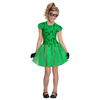 Dc Comics The Riddler Tutu Baby Dress Up Costume - Size Toddler