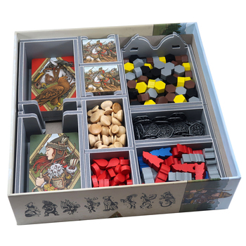 Folded Space Game Inserts Divider Tray - Raiders Of Scythia