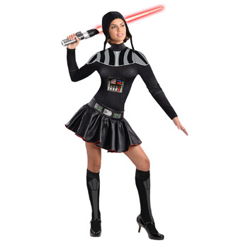 Star Wars Darth Vader Female Womens Dress Up Costume - Size M