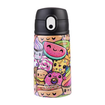 Oasis Stainless Steel Insulated Kids Drink Bottle w/ Straw 400ml Squishies